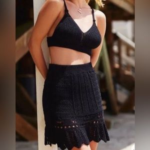 Anthropologie Crochet Set